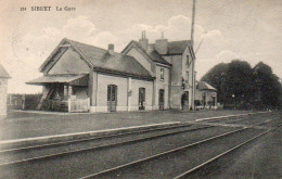 Sibret   La Gare Voyagé  En 1924 - Vaux-sur-Sure