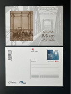 Portugal 2022 Stationery Entier Postal Ganzsache Inteiro Train Railways Eisenbahn Zug Ponte Portimao Bridge Brück Pont - Eisenbahnen