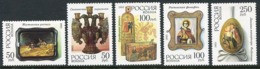 RUSSIA 1993 Hand-crafted Art  MNH / **. .  Michel 328-32 - Nuevos