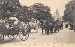 41-BLOIS- FÊTES DE BLOIS- JUIN 1907 FÊTE DES FLEURS LE DEFILE - Blois