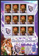 Tuvalu 2006 US National Basketball Association Players - Rodney Buford Sheetlet CTO Used (SG 1194a) - Tuvalu