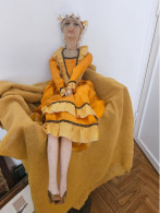 POUPEE ANCIENNE DE SALON BOUDOIR ANNEES 1920 TAILLE 84 CM DOLL - Puppen