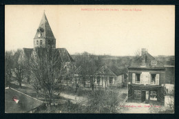 CPA - Carte Postale - France - Marcilly Le Hayer - Place De L'Eglise (CP23690) - Marcilly