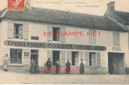 78 // GUERVILLE   Place - Maison De Commerce  / Maison COSSON / épicerie Mercerie Vins Liqueurs - Guerville