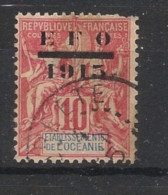 OCEANIE - 1915 - N°YT. 38 - EFO - Oblitéré / Used - Oblitérés