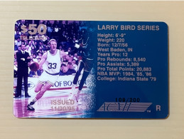 Mint USA UNITED STATES America ACMI Prepaid Telecard Phonecard, Larry Bird Series $50 Card (200EX), Set Of 1 Mint Card - Colecciones