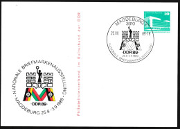 RDA - Entier Postal Privé / DDR - Ganzsachen Mi.Nr. PP 18 - D2/025b SSt Magdeburg - Privatpostkarten - Gebraucht