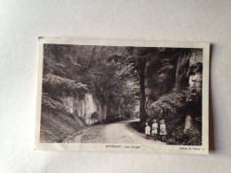 Delcampe - 89 APPOIGNY Yonne Les GORGES édi. Poirier  Canel à Montereau Timbre Surtaxe - Appoigny