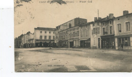 Rare CPA - Chef-Boutonne - Place Cail - Circulée En 1930 - EDIT. FURBAULT - - Chef Boutonne