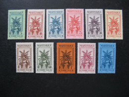 MARTINIQUE: TB Série Timbres-Taxe N° 12 Au N° 22,  Neufs X. - Neufs