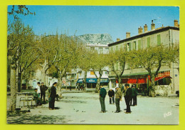 83 La Valette Du Var Partie De Pétanque Place Jaurès Joueurs Magasins Bar Pharmacie VOIR DOS - La Valette Du Var