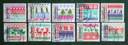 Decemberzegels Weihnachten Christmas Noel NVPH 3002-3011 (Mi 3051-3060) 2012 Gestempeld / USED NEDERLAND / NIEDERLANDE - Used Stamps