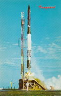 US Navy Vanguard Satellite Rocket Launch, Patrick Air Force Base Florida, C1960s Vintage Postcard - Espace