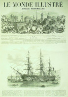 Le Monde Illustré 1857 N°  2 Nouvelle-Calédonie Port-de-France Toulon (83) - 1850 - 1899