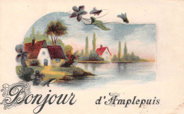 Bonjour D'AMPLEPUIS (Rhône) - Ecrit 1928 (2 Scans) - Amplepuis