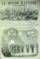 Le Monde Illustré 1857 N°  4 Chaumont (52) Rennes (35) Lancement Vaisseau Quirinal - 1850 - 1899