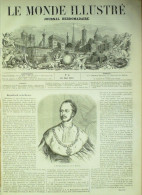 Le Monde Illustré 1857 N°  5  Maximilien II Roi De Bavière Duc Constantin George Sand - 1850 - 1899