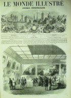 Le Monde Illustré 1857 N°  6 Nohand (36) ïle De Wright Carisbrooke Sète (34) Asnières - 1850 - 1899