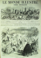 Le Monde Illustré 1857 N°  8 Russie Stavropol Types Caucasiens Algérie Djurdjura - 1850 - 1899