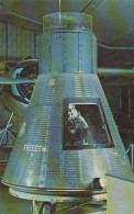 Mercury 'Freedom 7' Space Capsule, Alan Shepard 1st US Manned Space Flight, Smithsonian Museum, C1960s Vintage Postcard - Espace