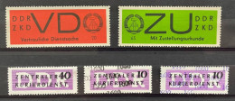 RDA DDR 1950 - NEUF**/MNH - LOT SERVICE DIENSTMARKEN - RARE - Mint