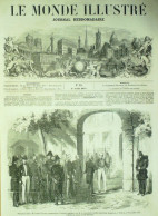 Le Monde Illustré 1857 N° 16 Angleterre Sandgate Folkstone Toulon (83) St-Pétersbourg - 1850 - 1899