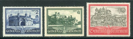GENERAL GOVERNMENT 1941 Buildings  MNH / **   Michel 63-65 - Governo Generale