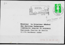 Curiosité Flamme Secap Du Type II De 81 Castes Principal, Sans L'année 95 Sous La Flamme - Storia Postale