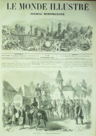 Le Monde Illustré 1857 N° 24 Mourmelon (51) Belleville Châlons (51) Italie Rome - 1850 - 1899