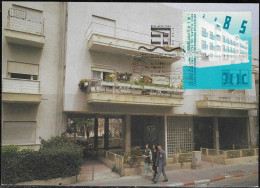 Israel 1994 Maximum Card Hod House The International Style Architecture Tel Aviv [ILT1108] - Storia Postale