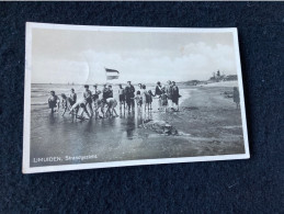 A242 Ijmuiden Strandgezicht Kinderen Met NL Vlag 1947 - IJmuiden