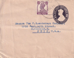 INDIA 1946 GEORGE VI COVER TO USA. - 1936-47 Koning George VI