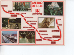 FRANCE CHEMIENS DE FER LILLE LE METRO - Métro