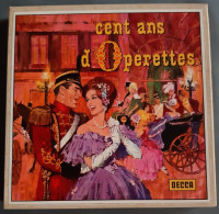 Coffret De 9 Disques Sur 10, "Cents Ans D'Opérettes", DECCA , Sélection Du Reader's Digest, 33tours Stéréo, - Complete Collections