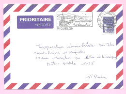 LUQUET - Pli Prioritaire Local, Affranchi Avec N° 664 - 2,00 F. Bleu. Belle Flamme D'oblitération De MIQUELON. TB - Cartas & Documentos