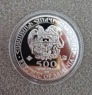 Moneda 1 Onza De Plata Oz Arca De Noe Armenia 500 Dram 2020 Silver Noah's Ark Republic Of AG 999 Coin - Nieuw-Zeeland