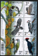 2001 Finland Woodpeckers Souvenir Sheet MNH **. - Blocchi E Foglietti