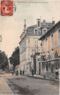 AMPLEPUIS (Rhône) - La Poste Et Rue De L'Industrie - Tirage Couleurs - Voyagé 1908 (2 Scans) - Amplepuis