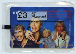 BT PHONECARD : FACES OF BRITAIN TODAY : £3 - BT Promotional