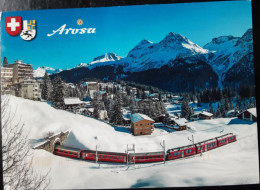 Arosa - Die Chur-Arosa Bahn In Der Seegrube - Coira