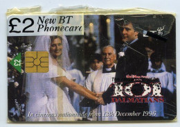 BT PHONECARD : 101 DALMATIONS - 1996 FILM : £2 / JOELY RICHARDSON, JEFF DANIELS - BT Promotie