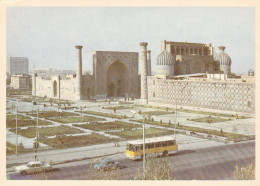 Uzbekistan -  Samarkand - Registan Square - Ulugbeg Ulugbek Madrassah Madrasa - Printed 1981 - Islam