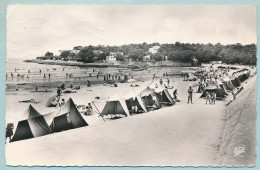 VAUX-NAUZAN - La Plage Et La Corniche (animation) - Circulé 1958 - Vaux-sur-Mer