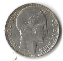 10 Francs Type Turin Année 1934 Argent - 1795-1799 Direktorium