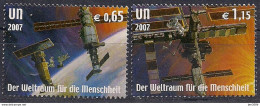 2007 UNO Wien Mi. 518-9  **MNH   Weltraum - Ungebraucht