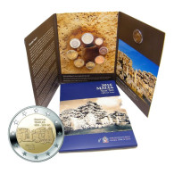 Malta Coins Set 2016 Euro 9 Coins With 2 Euro Ggantija Temple Year Set BU 03070 - Malte