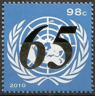 2010 UNO NEW YORK   MI. 1226**MNH  65 Jahre Vereinte Nationen. - Nuevos