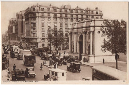 London - Marble Arch And Park Lane - & Old Cars - London Suburbs