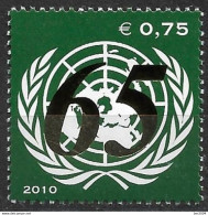 2010 UNO Wien Mi.  677 A **MNH   65 Jahre Vereinte Nationen - Nuevos
