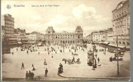 BRUXELLES « Gare Du Nord Et Place Rogier » Nels - Transport (rail) - Stations